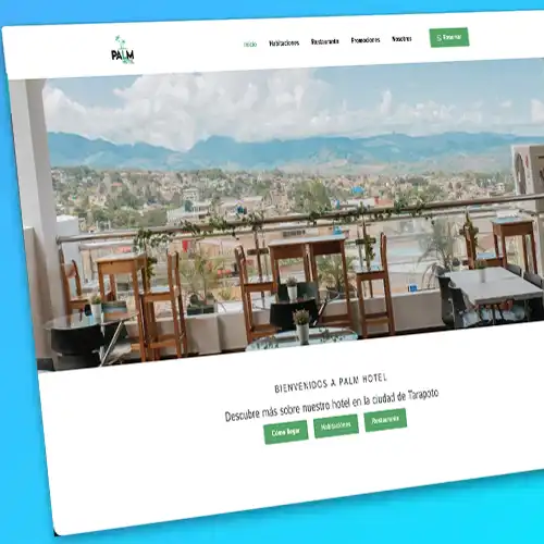 Sitio web hotel